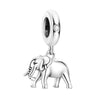 Wholesale 925 Silver Animal Spirit Snake Unicorn Hummingbird Dinosaur Elephant Beads Pendant Diy Bracelet Accessories With Dripping Oil Design