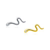 Wholesale 925 Silver Birth Year Zodiac Snake Earrings For Women Sweet Cool Style With Electroplating