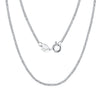 Wholesale 925 Silver Clavicle Chain With Geometric Pattern And Electroplating Process