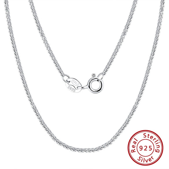 Wholesale 925 Silver Clavicle Chain With Geometric Pattern And Electroplating Process