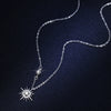 Wholesale 925 Silver Constellation Star And Moon Pendant Necklace For Women