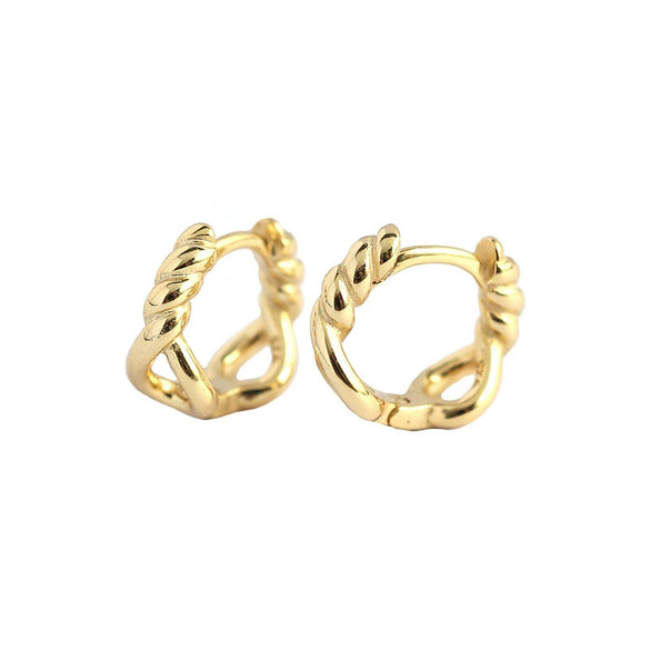 Wholesale Silver Ear Studs Geometric Style S925 Silver Electroplated For Female