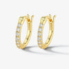 Wholesale 925 Silver Earrings With Geometric Design And Colorful Zirconium Diamond Embedded Niche Style For Women