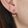 Wholesale 925 Silver Earrings With Geometric Pattern And Zircon Design Simple Light Luxury Style For Women