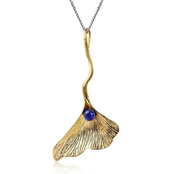 Wholesale 925 Silver Elegant Ginkgo Leaves Fan Ear Hook Pendant Earrings Jewelry For Women
