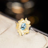 Wholesale Silver Finger Ring Geometric Flower Design For Women