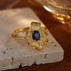 Wholesale Silver Finger Ring Geometric Flower Design For Women