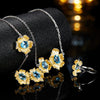 Wholesale Silver Finger Ring Geometric Flower Design For Women