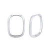 Wholesale 925 Silver Geometric Earrings For Women Electroplated Simple Niche Style