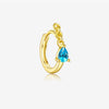 Wholesale Silver Geometric Earrings With Zircon Electroplated With Platinum And 18K Gold For Women