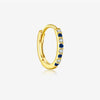Wholesale Silver Geometric Earrings With Zircon Electroplated With Platinum And 18K Gold For Women