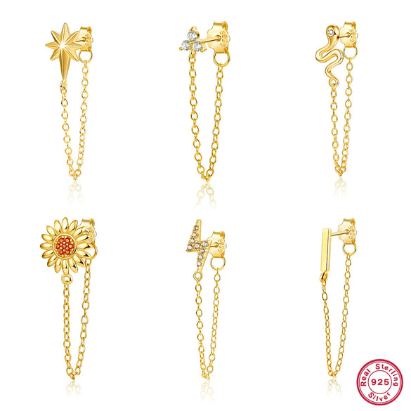 Wholesale 225 Silver Geometric Electroplated Earrings For Women