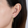 Wholesale 225 Silver Geometric Electroplated Earrings For Women