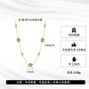 Wholesale Silver Geometric Flower Clover Pendant Necklace Electroplated Minimalist Design For Women