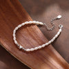 Wholesale 925 Silver Geometric Heartshaped Electroplated Bracelet For Women