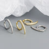 Wholesale 925 Silver Geometric Heavy Industry Metal Long Rivet Earrings For Women With Electroplating