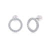 Wholesale 925 Silver Geometric Moissanite Inlaid Earrings For Women Fashion Style