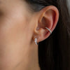 Wholesale 925 Silver Geometric Style Zircon Earrings For Female