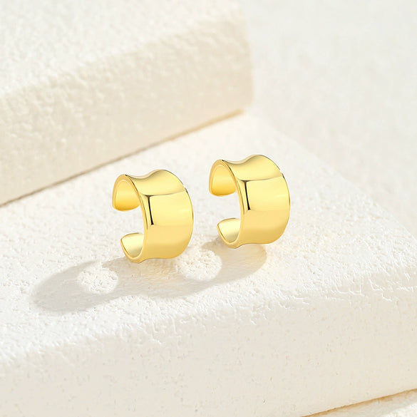 Wholesale 925 Silver Geometric Ushape And Cshape Electroplated Ear Bone Clip Unisex Ear Headwear