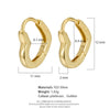 Wholesale 925 Silver Heartshaped Elegant Niche Earrings With Electroplating For Women