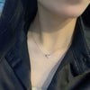 Wholesale 925 Silver Heartshaped Geometric Design Women's Necklace Pendant Accessories