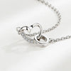 Wholesale 925 Silver Heartshaped Geometric Design Women's Necklace Pendant Accessories