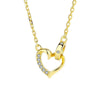 Wholesale 925 Silver Heartshaped Geometric Design Women's Necklace Pendant Accessories