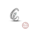 Wholesale Silver Jewelry Iris Flower Butterfly Snakeshaped Star Ear Bone Clip Earrings Zircon Light Luxury Style