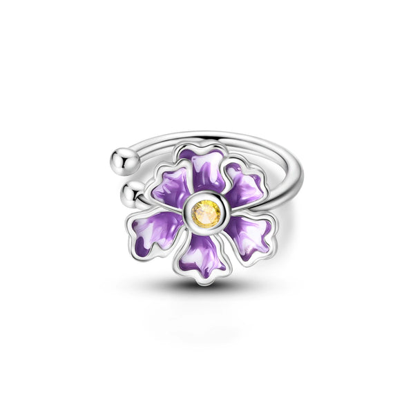 Wholesale Silver Jewelry Iris Flower Butterfly Snakeshaped Star Ear Bone Clip Earrings Zircon Light Luxury Style