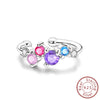 Wholesale Silver Jewelry Iris Flower Butterfly Snakeshaped Star Ear Bone Clip Earrings Zircon Light Luxury Style