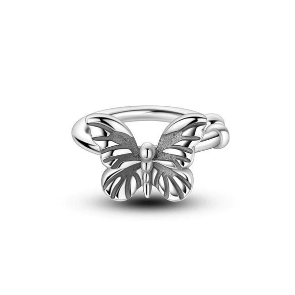 Wholesale Silver Jewelry Iris Flower Butterfly Snakeshaped Star Ear Bone Clip Earrings Zircon Light Luxury Style
