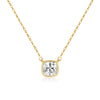 Wholesale 925 Silver Jewelry Necklace With Fairy Temperament And Simple Retro Style Electroplated With Platinum Or 18K Gold