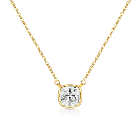 Wholesale 925 Silver Jewelry Necklace With Fairy Temperament And Simple Retro Style Electroplated With Platinum Or 18K Gold