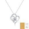Wholesale Silver Jewelry 925 Silver Moissanite Pendant Necklace With Geometric Pattern And Cross Chain For Women Set With Diamonds