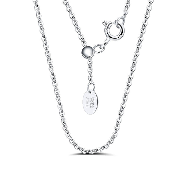 Wholesale Silver Jewelry Sterling Silver Gold Plated Press Light Plain Clavicle Chain With Geometric Pattern For Women