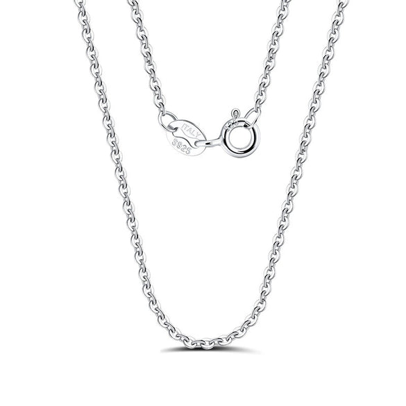 Wholesale Silver Jewelry Sterling Silver Gold Plated Press Light Plain Clavicle Chain With Geometric Pattern For Women