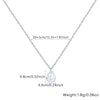 Wholesale Silver Jewelry Suit With Water Drop Zircon Electroplated For Female