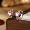 Wholesale Silver Jewelry With Zircon Inlay Love Heart Water Drop Bell Design For Women