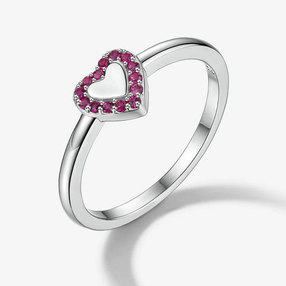 Wholesale Silver Jewelry With Zircon Inlay Love Heart Water Drop Bell Design For Women