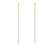 Wholesale 925 Silver Long Tassel Earrings For Women With Platinum Or 18K Gold Electroplating High End Light Luxury And Fashionable
