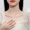 Wholesale Silver Love Clavicle Chain Necklace With Geometric Design For Women