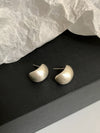 Wholesale Silver Metal Multi Layer Geometric Circle Cold Wind Electroplated Earrings For Women Light Luxury High End Style