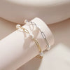 Wholesale Silver Natural Pearl Minimalist Women's Bracelet