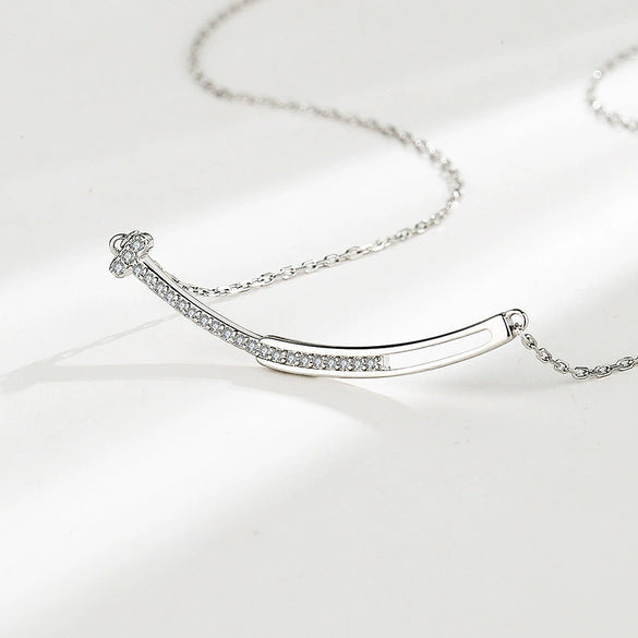 Wholesale 925 Silver Necklace Geometric Simple Women's Fashion Accessories
