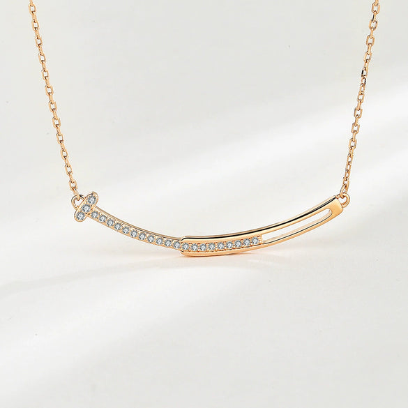 Wholesale 925 Silver Necklace Geometric Simple Women's Fashion Accessories