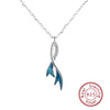 Wholesale Silver Necklace With Animal And Zodiac Shapes And Wave Pattern For Female Students