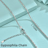 Wholesale Silver Necklace With Geometric Design And Electroplating Chain Accessories For Women