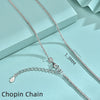 Wholesale Silver Necklace With Geometric Design And Electroplating Chain Accessories For Women