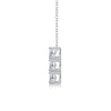 Wholesale 925 Silver Necklace With Geometric Moissanite Pendant And Cross Chain Set With Diamonds Fashion Style For Women