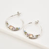 Wholesale 925 Silver Needle Earrings With Colorful Zircon Animal Zodiac Pattern Electroplated Platinum Or 18K Gold